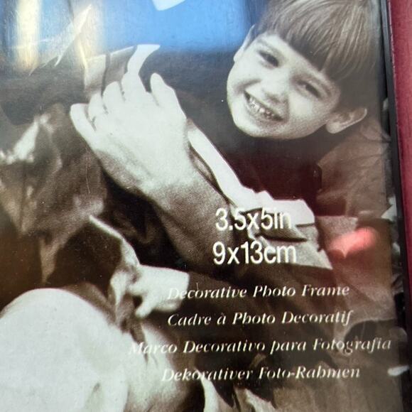 Connoisseur 3.5" x 5" LOVE 2 Tone Designer Wood Picture Frame - Picture 5 of 6